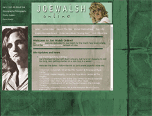 Tablet Screenshot of joewalshonline.com